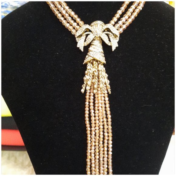 Heidi Daus Heavenly Harvest Beaded Crystal Drop